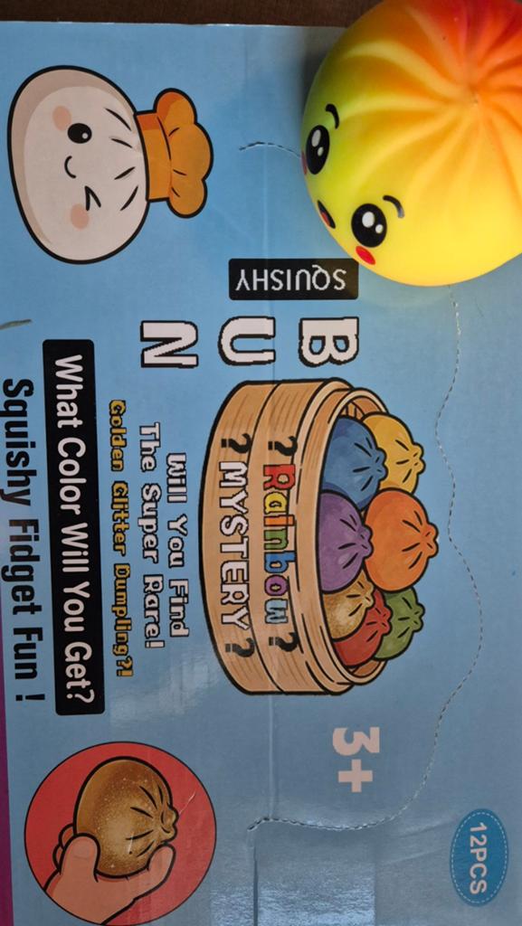 Grote Squishy Dumpling Regenboog Editie, Ophalen, Nieuw