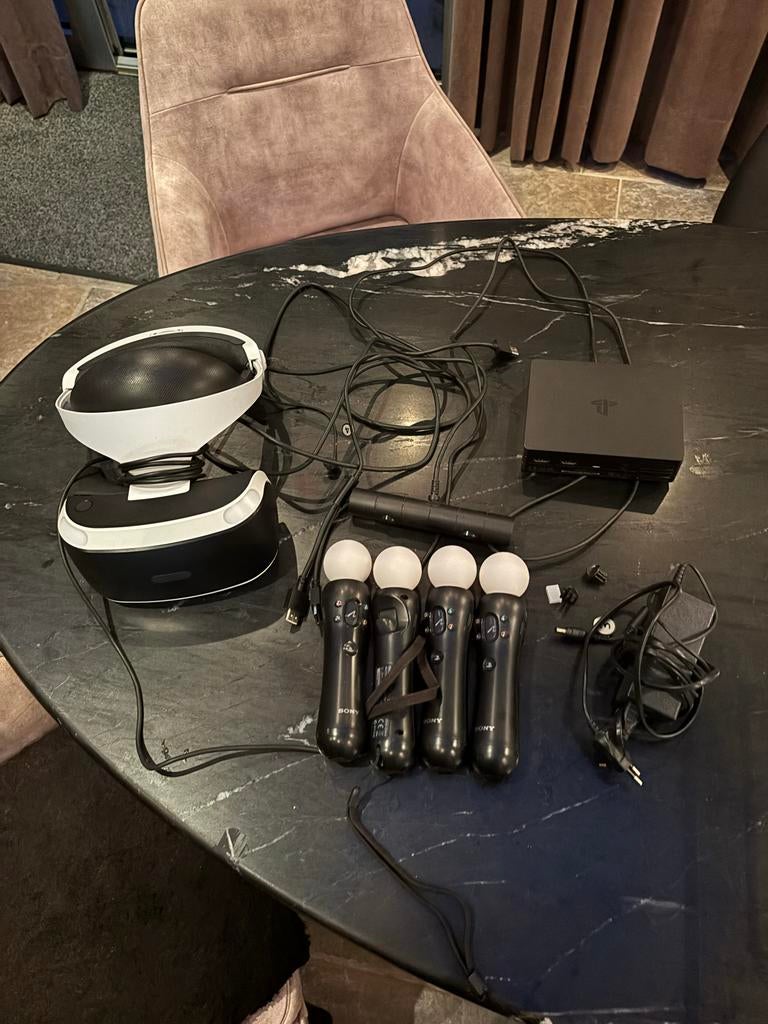 PlayStation 4 VR Bril Complete Set met Accessoires, Ophalen, Gebruikt, VR-bril, Sony PlayStation