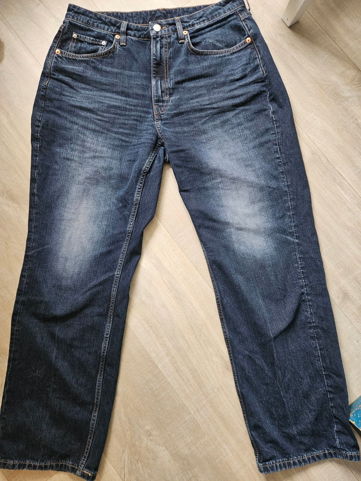 Weekday Curved Jeans - Zo goed als nieuw - Maat 32/30, Blauw, Weekday, Ophalen of Verzenden, Zo goed als nieuw