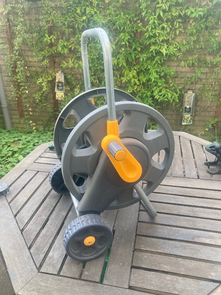 Hozelock slangenwagen zonder slang, Ophalen, Gebruikt, Tuinslang