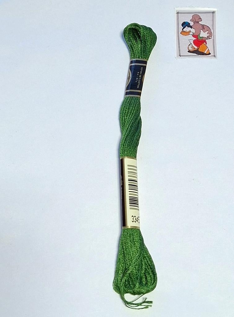 DMC mouline, groen 3345, Mulhouse, France, Ophalen of Verzenden, Borduurgaren of Zijde, DMC