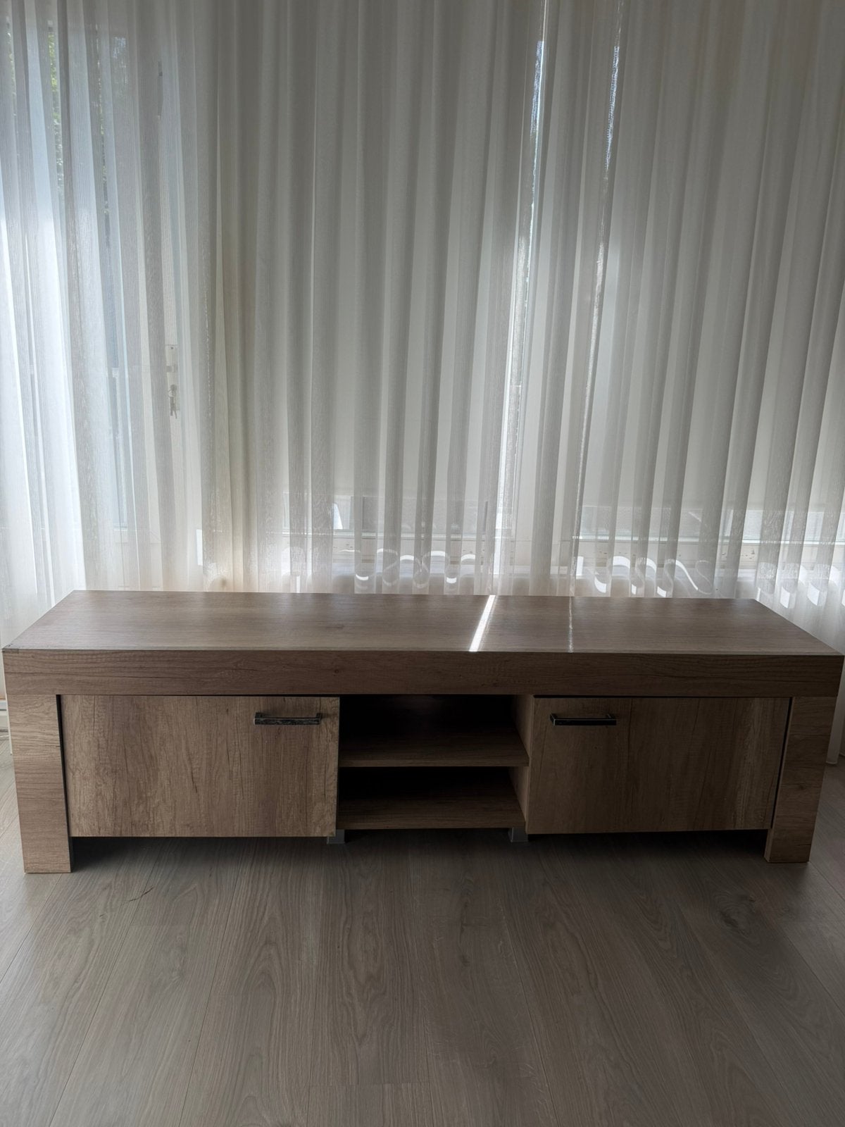 Tv meubel + eettafel, Ophalen, 150 tot 200 cm, Zo goed als nieuw, Minder dan 100 cm