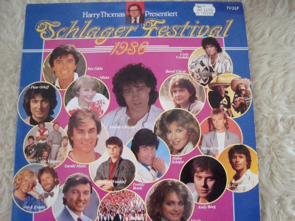 Schlager festival 1986 dubbel lp, Ophalen of Verzenden, Zo goed als nieuw, 12 inch