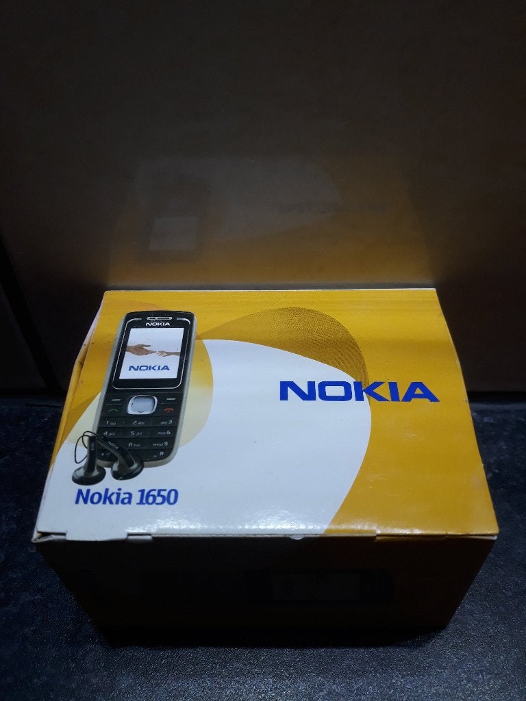 Nokia 1650 Klassieke Mobiele Telefoon NIEUW IN DOOS Vodafone, Geen camera, Zwart, Fysiek toetsenbord, Nieuw