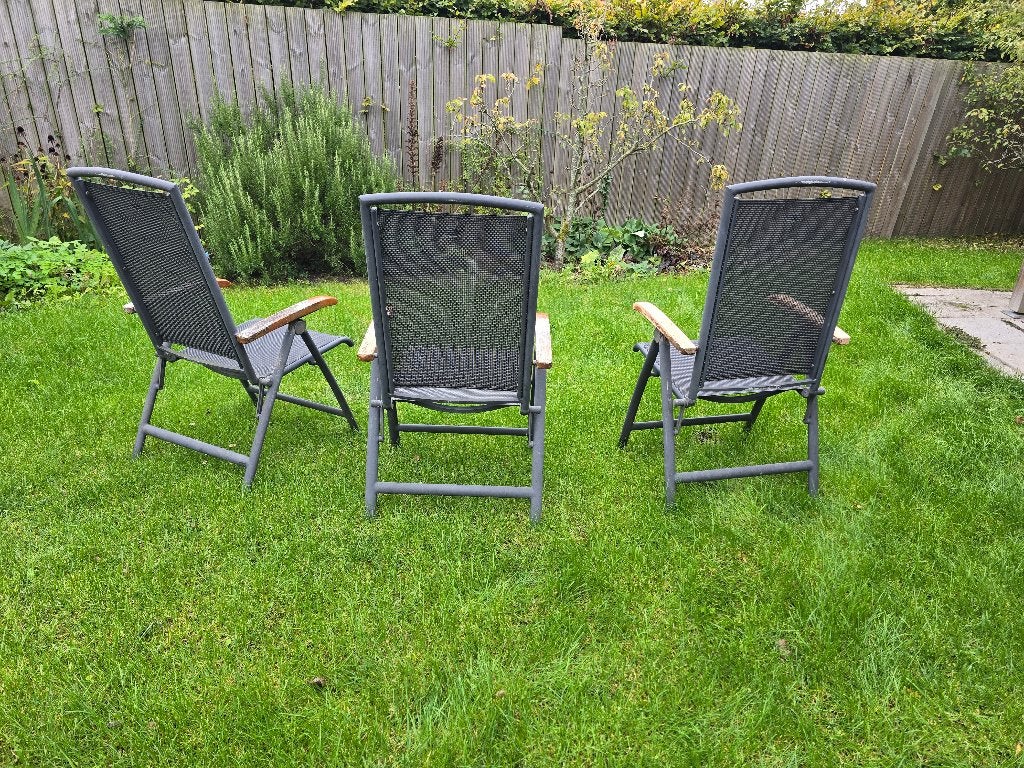 Tuinstoelen, Ophalen, Gebruikt, Rvs, Inklapbaar