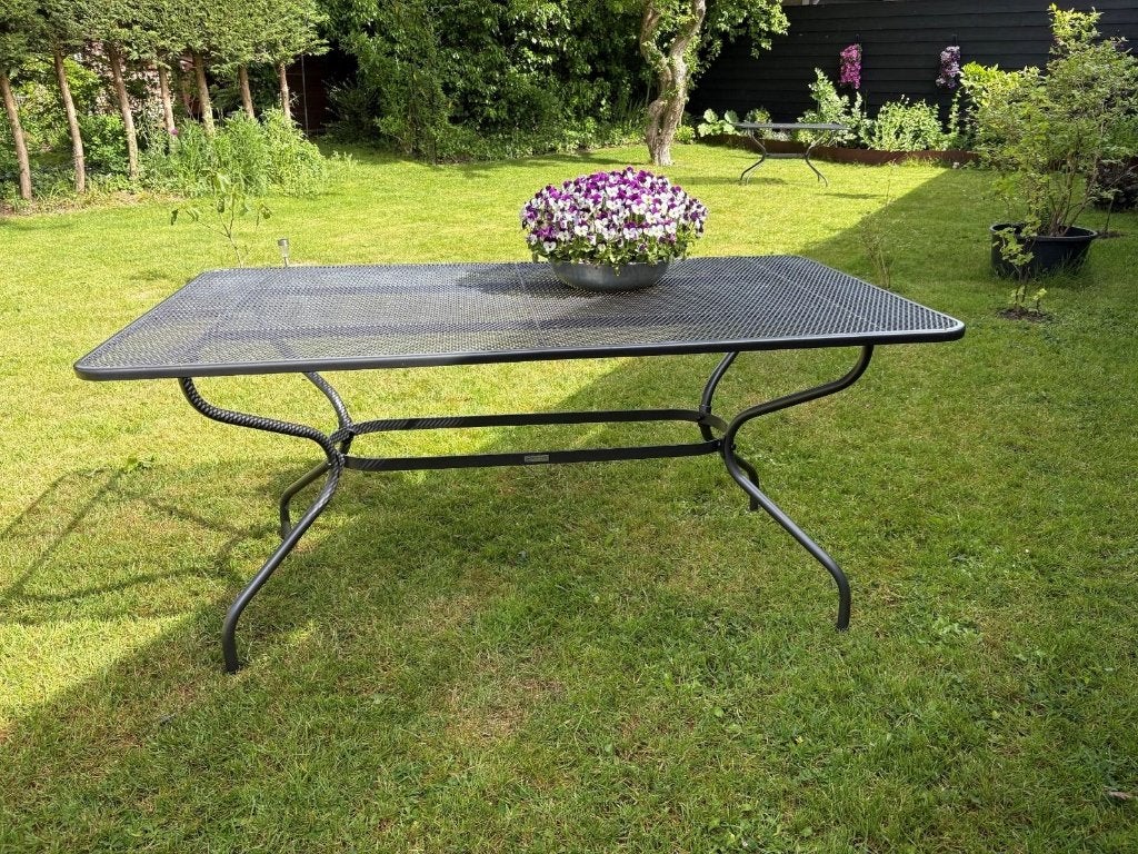 Royal Verso Tuintafel Rechthoek | OP = OP, Ophalen of Verzenden, Nieuw, Rechthoekig, Metaal