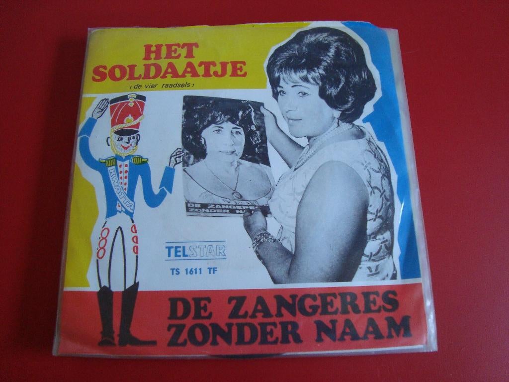 Zangeres zonder naam singles per stuk te koop, Ophalen of Verzenden, Zo goed als nieuw, Nederlandstalig, Single