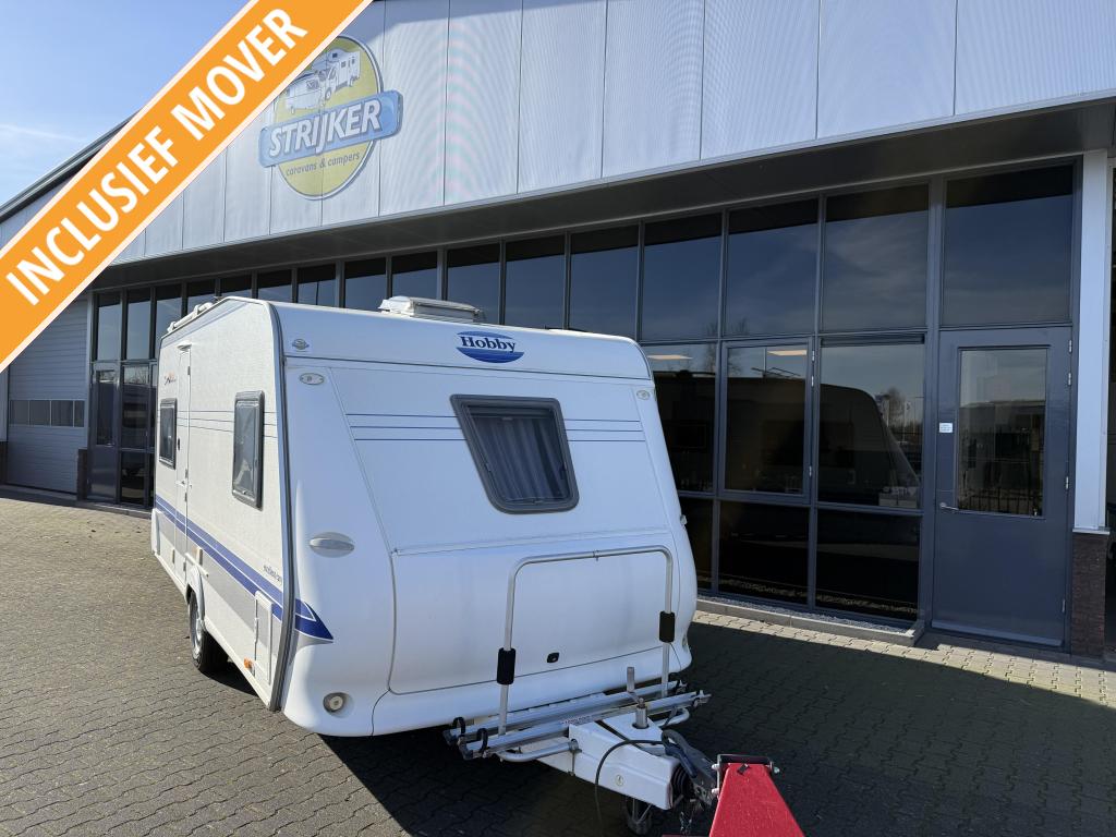 Hobby Excellent Easy 460 UFE Fransbed + Rondzit WC + Tent, Standaardzit, Hobby, Bedrijf, Schokbreker