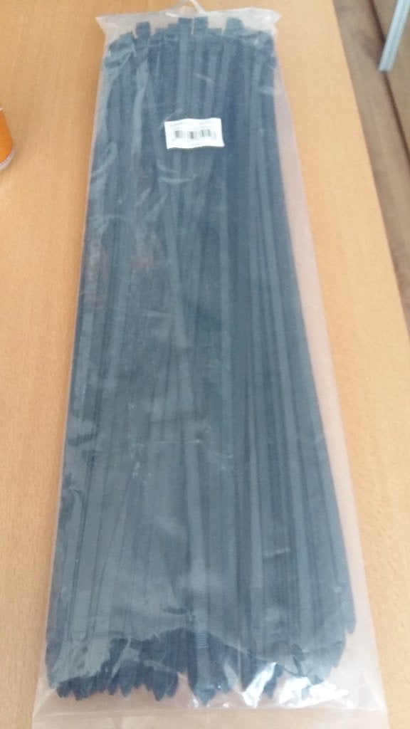 Kabelbinders zwart 550 x 90mm, 100 stuks - Tie-Wraps, Ophalen, Nieuw, Overige typen