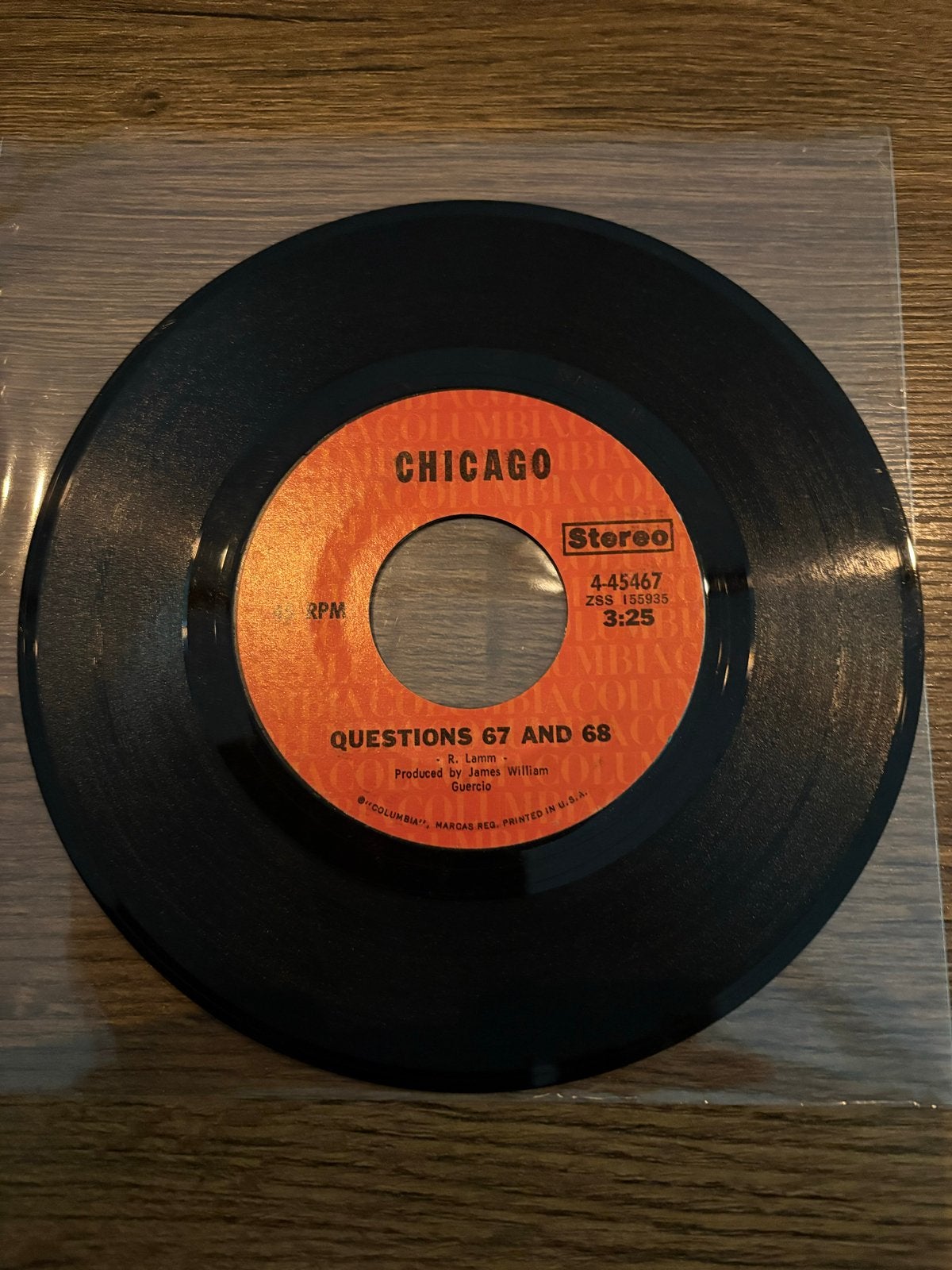 Chicago - Questions 67 and 68 / I'm a Man - Promo, Promo, Ophalen of Verzenden, Gebruikt, 7 inch