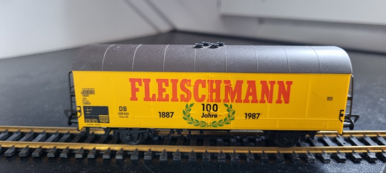 Fleischmann jubileum wagon 100 jaar, Gebruikt, Gelijkstroom, Fleischmann, Wagon