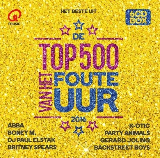6 CD BOX Het Beste Uit De Top 500 Van Het Foute Uur 2016, Ophalen, Zo goed als nieuw, Pop