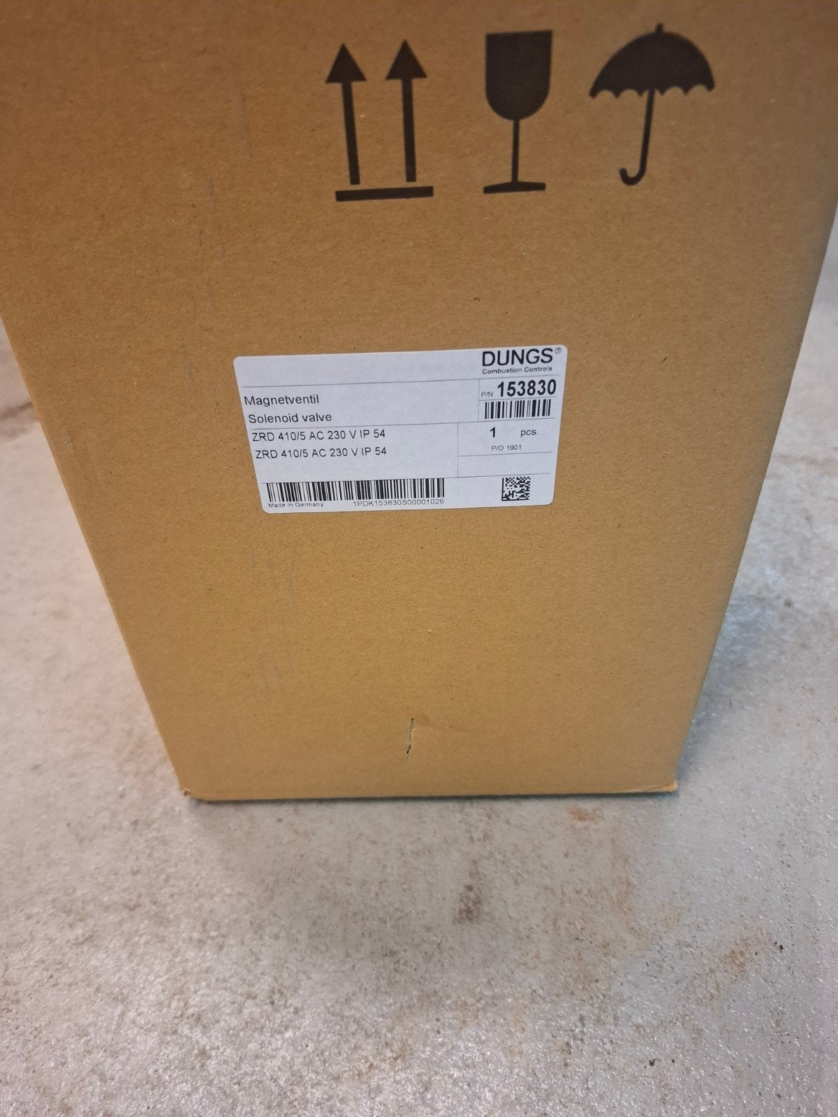 DUNGS Magneetventiel ZRD 410/5 AC 230 V IP 54, Ophalen of Verzenden