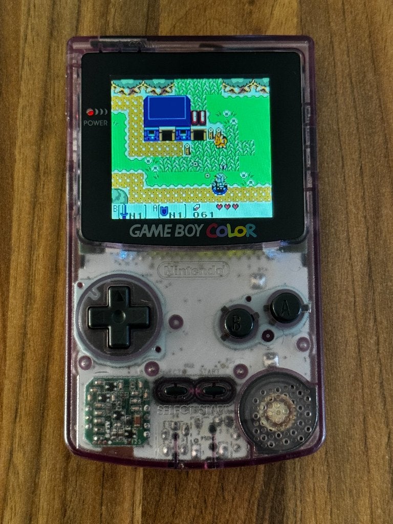 Gameboy Color IPS, Spelcomputers en Games, Spelcomputers | Nintendo Game Boy, Ophalen of Verzenden, Zo goed als nieuw, Game Boy Color