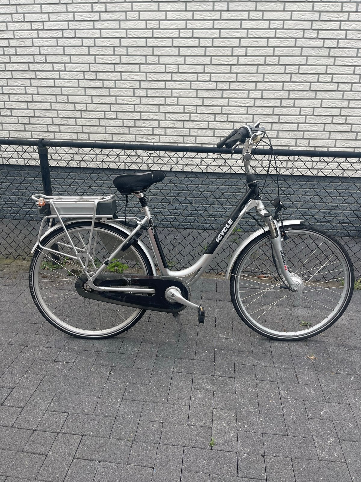 iCycle elektrische fiets - Gebruikt, goede staat, Gebruikt, 51 tot 55 cm, 30 tot 50 km per accu, Ophalen