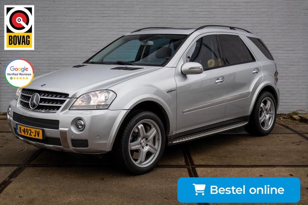Mercedes-Benz M-Klasse ML63AMG Adaptive|Alcantara hemel| Sto, Automaat, Gebruikt, 8 cilinders, Leder