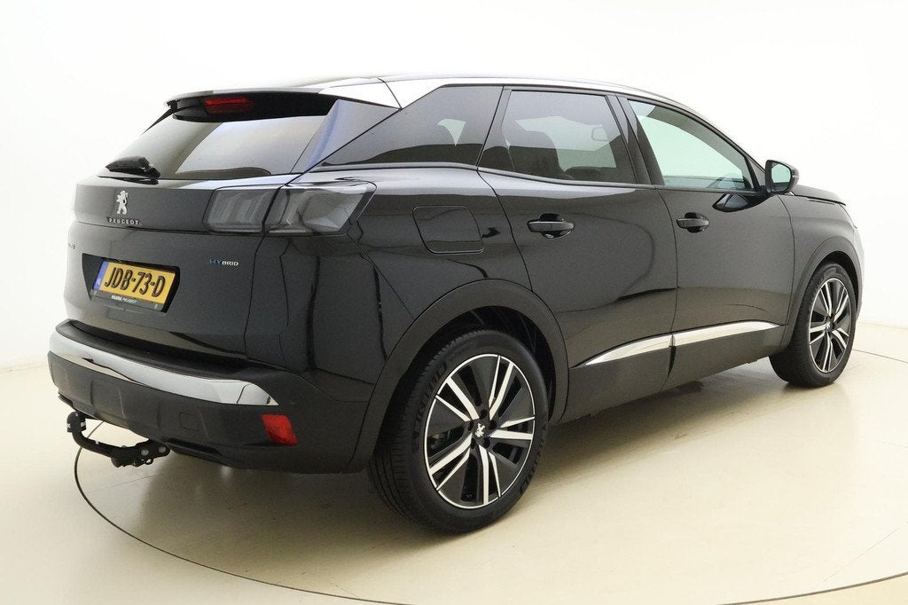 Peugeot 3008 1.6 HYbrid 180 Allure Pack Business | Automaat, Auto's, Euro 6, 181 pk, Leder en Stof, Zwart