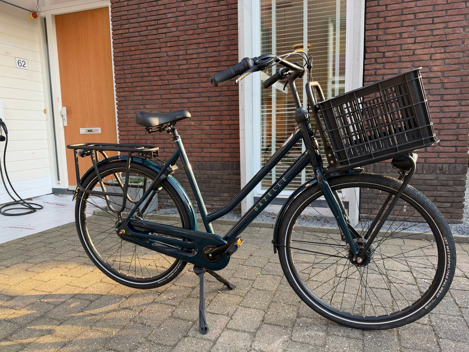 Gazelle Heavy Duty 2023 - Alpine Green - Framemaat 59, Ophalen, (Extra) lage instap, 56 cm of meer, Zo goed als nieuw