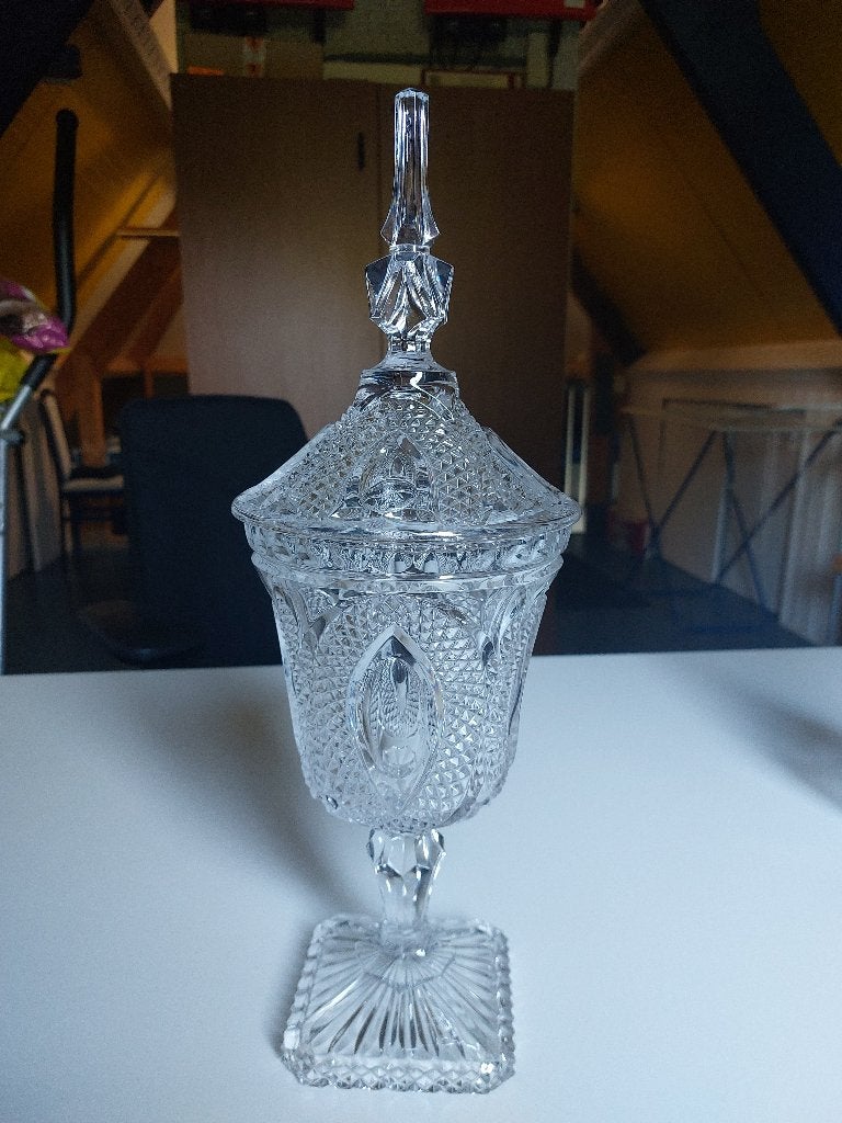 Kristallen bokaal, Antiek en Kunst, Ophalen of Verzenden