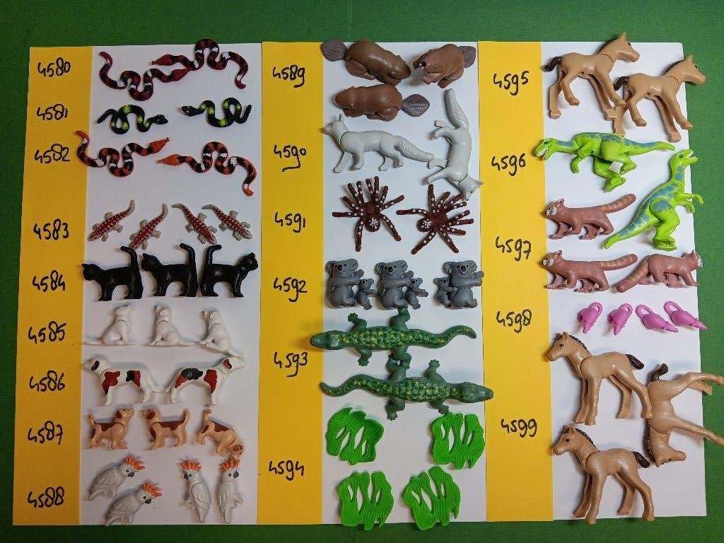 Playmobil Dieren 4580-99 Slang Koala Poolvos Bever Kaketoe, Verzenden, Gebruikt, Losse onderdelen
