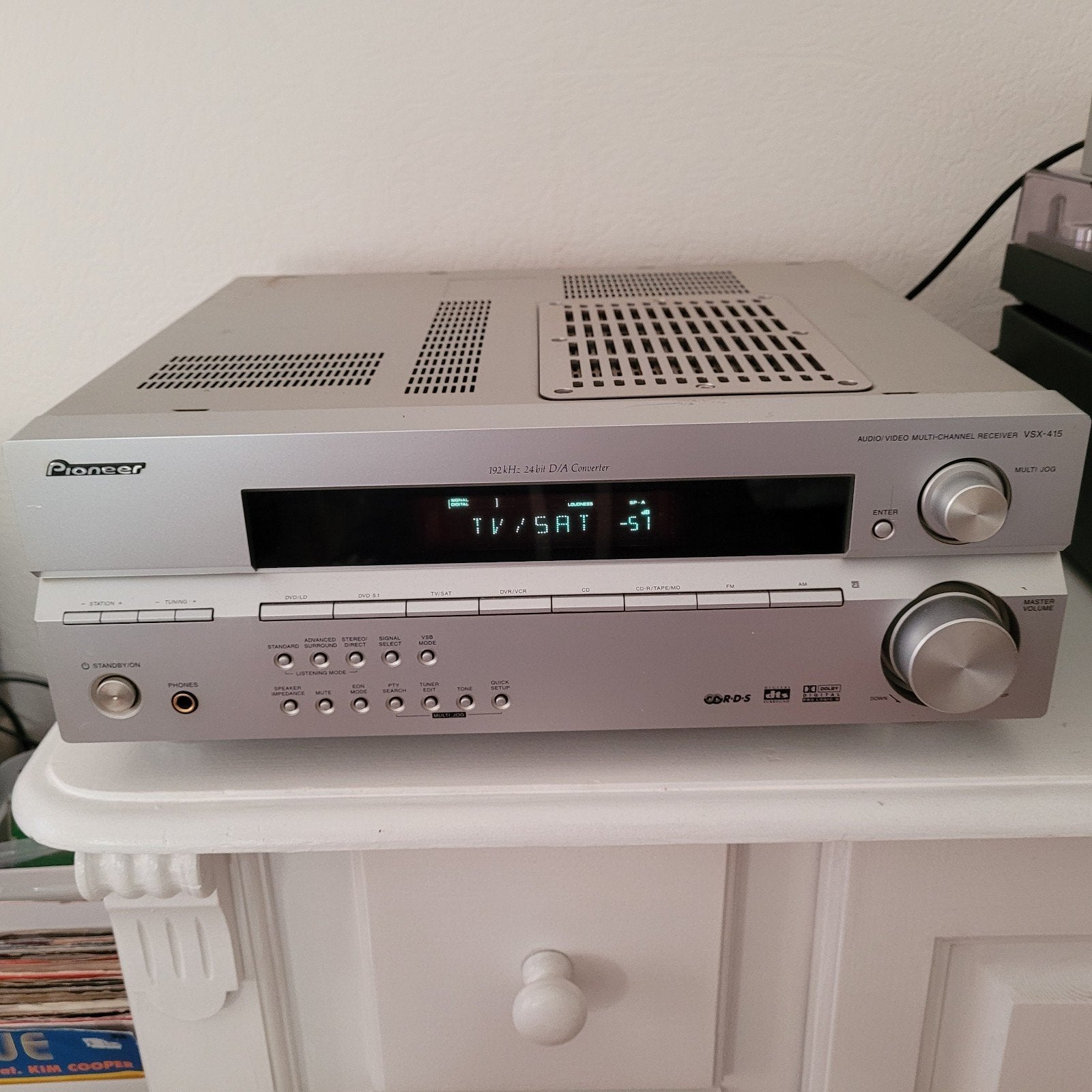 Pioneer VSX-415 Audio/Video Multi-Channel Receiver, Gebruikt, Ophalen of Verzenden, Pioneer, 120 watt of meer