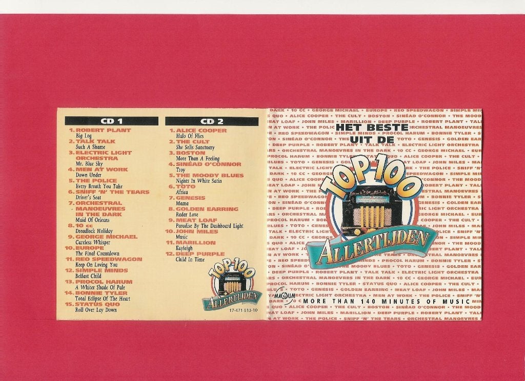 Het Beste Uit De Top 100 Allertijden (2CD), Ophalen of Verzenden, Zo goed als nieuw, Pop