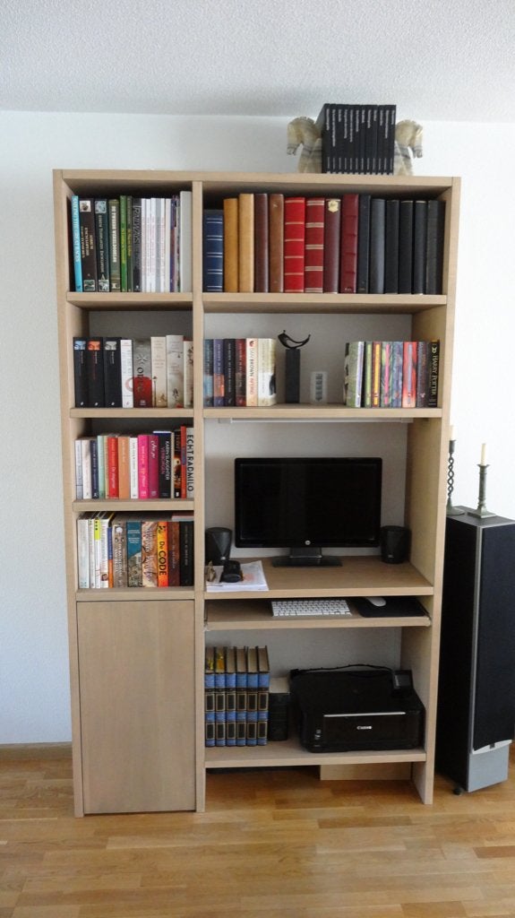 Eiken pc kast, Huis en Inrichting, Ophalen, Gebruikt, Eikenhout, Eiken