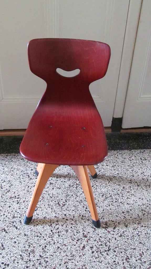 Stevig vintage Pagholz Flötotto kinder (school)stoeltje, Ophalen, Gebruikt, Stoel(en)