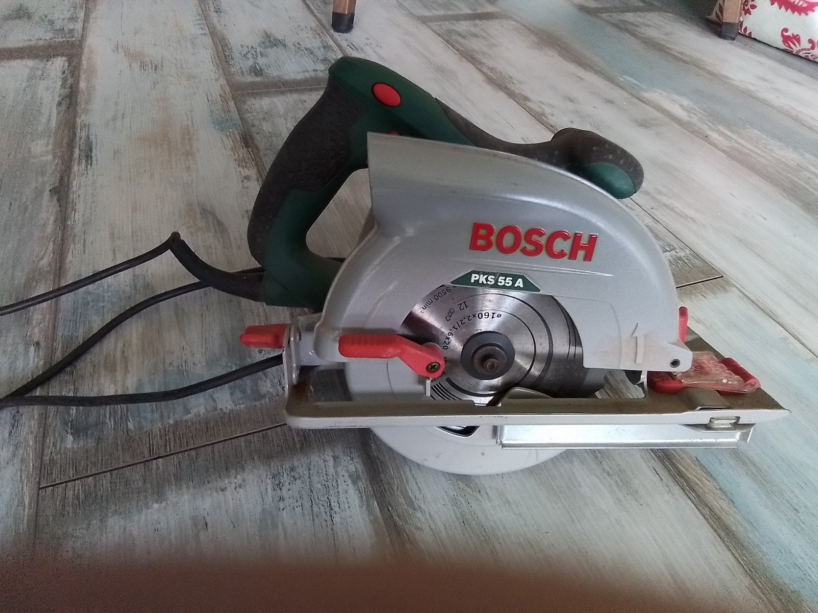 Bosch PKS 55 A Cirkelzaag - Krachtig en Betrouwbaar, Ophalen, Gebruikt, Cirkelzaag, 600 tot 1200 watt