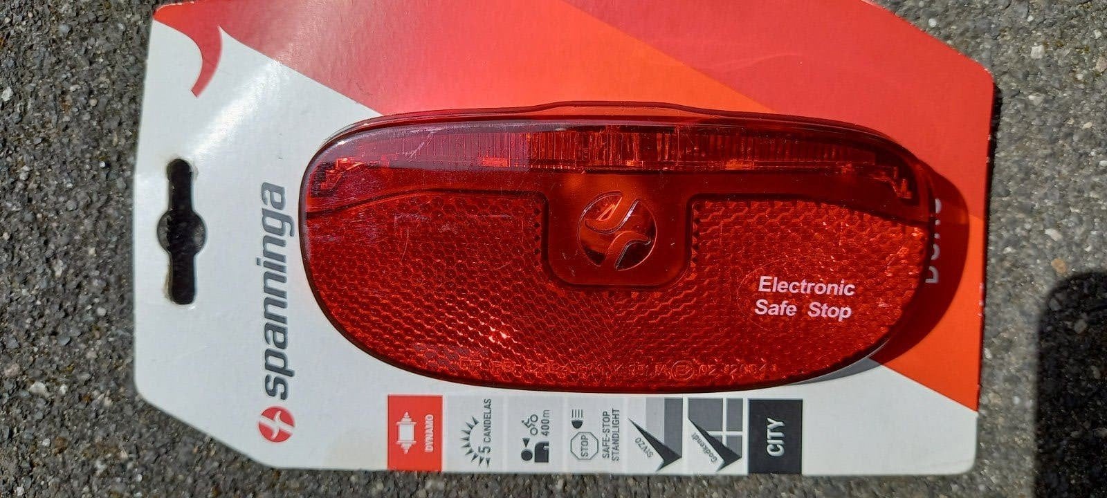 Nieuw Spanninga achterlicht, Ophalen of Verzenden, Batterij, Achterlicht