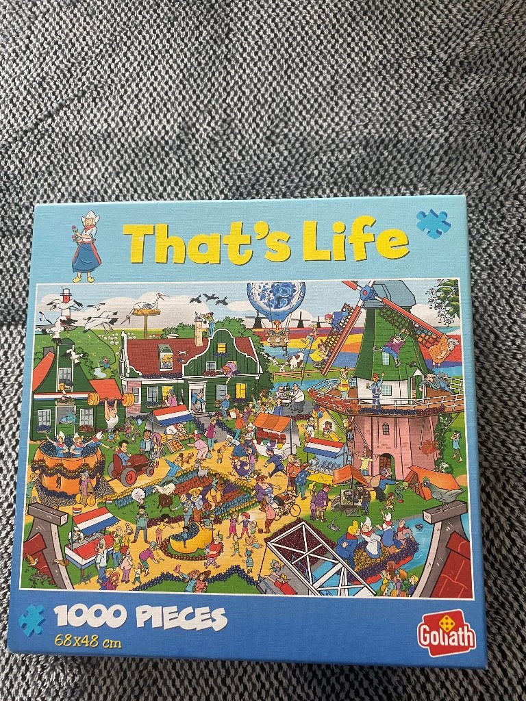 Legpuzzel that’s life 1000 stuks, Ophalen of Verzenden, 500 t/m 1500 stukjes, Zo goed als nieuw, Legpuzzel
