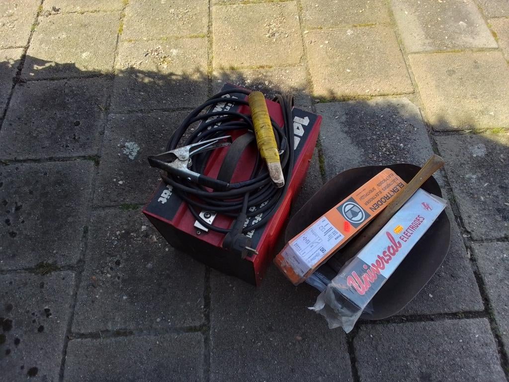Lasapparaat met elektroden - Gebruikt, Ophalen of Verzenden, Gebruikt, Minder dan 150 ampère, Elektroden