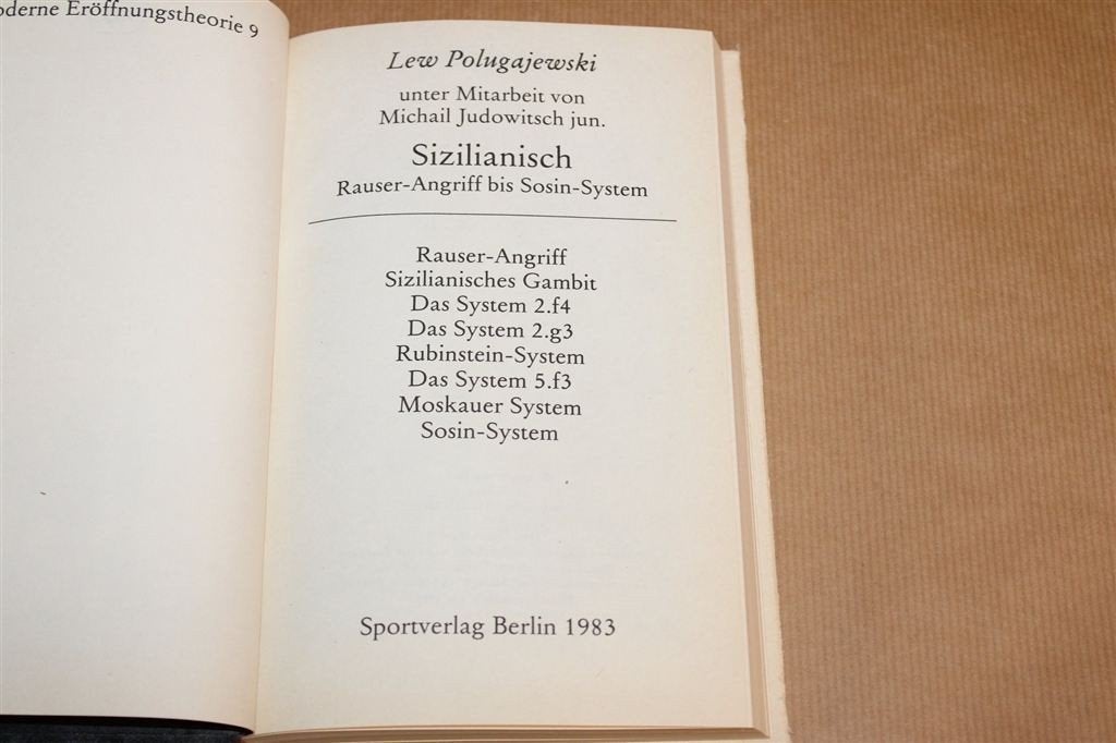 Sizilianisch Rauser bis Sosin — Polugaevskij, Schaakopeninge, Boeken, Ophalen of Verzenden, Gelezen, Watersport en Hengelsport