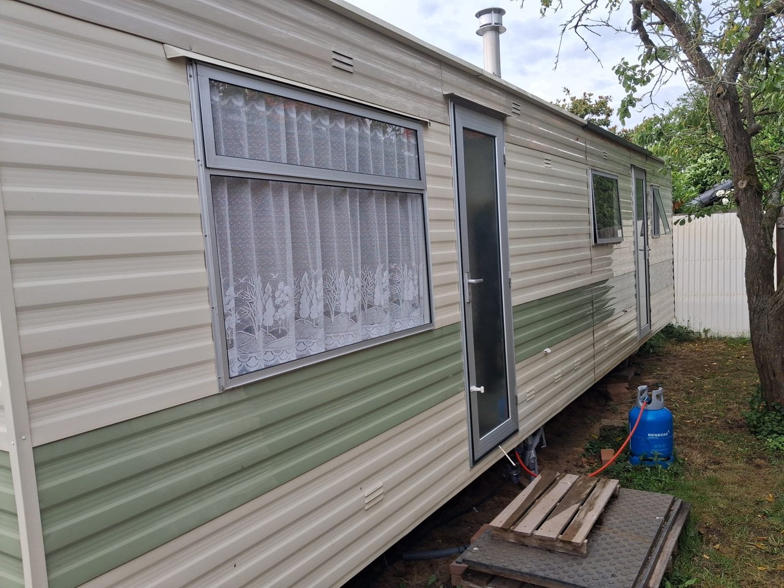 Stacaravan met 2 slaapkamers, Overige merken, Overige typen, Rondzit, 7 tot 8 meter