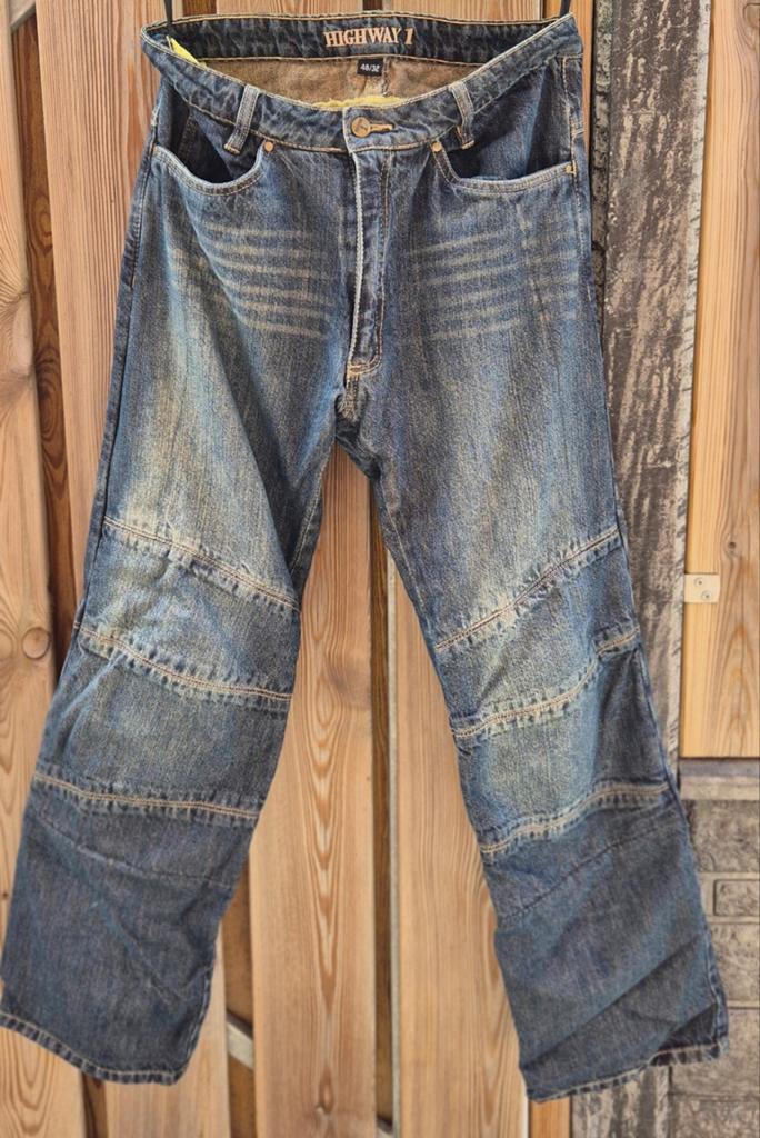 Highway 1 Kevlar Motorbroek - Maat 48/32, Motoren, Kleding | Motorkleding, Ophalen, Heren, Highway 1, Broek | textiel
