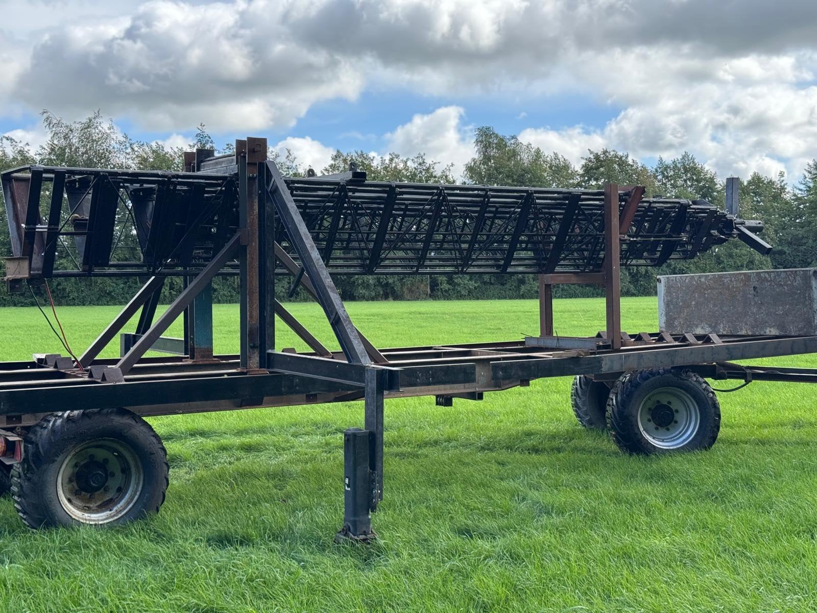 6x6 constructie mast, Ophalen