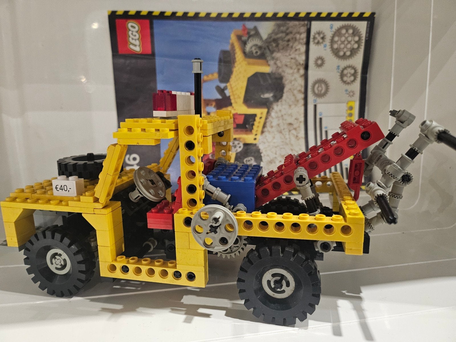 LEGO Technic - 8846 Tow Truck / Takelwagen (1982), Gebruikt, Lego, Ophalen of Verzenden, Technic