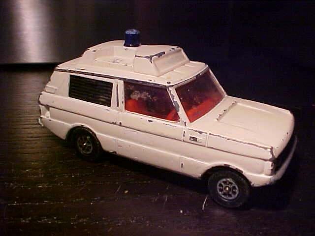 Corgi Toys 461 - Range Rover Police [wit] 1/43, Ophalen of Verzenden, Gebruikt, Auto, Corgi
