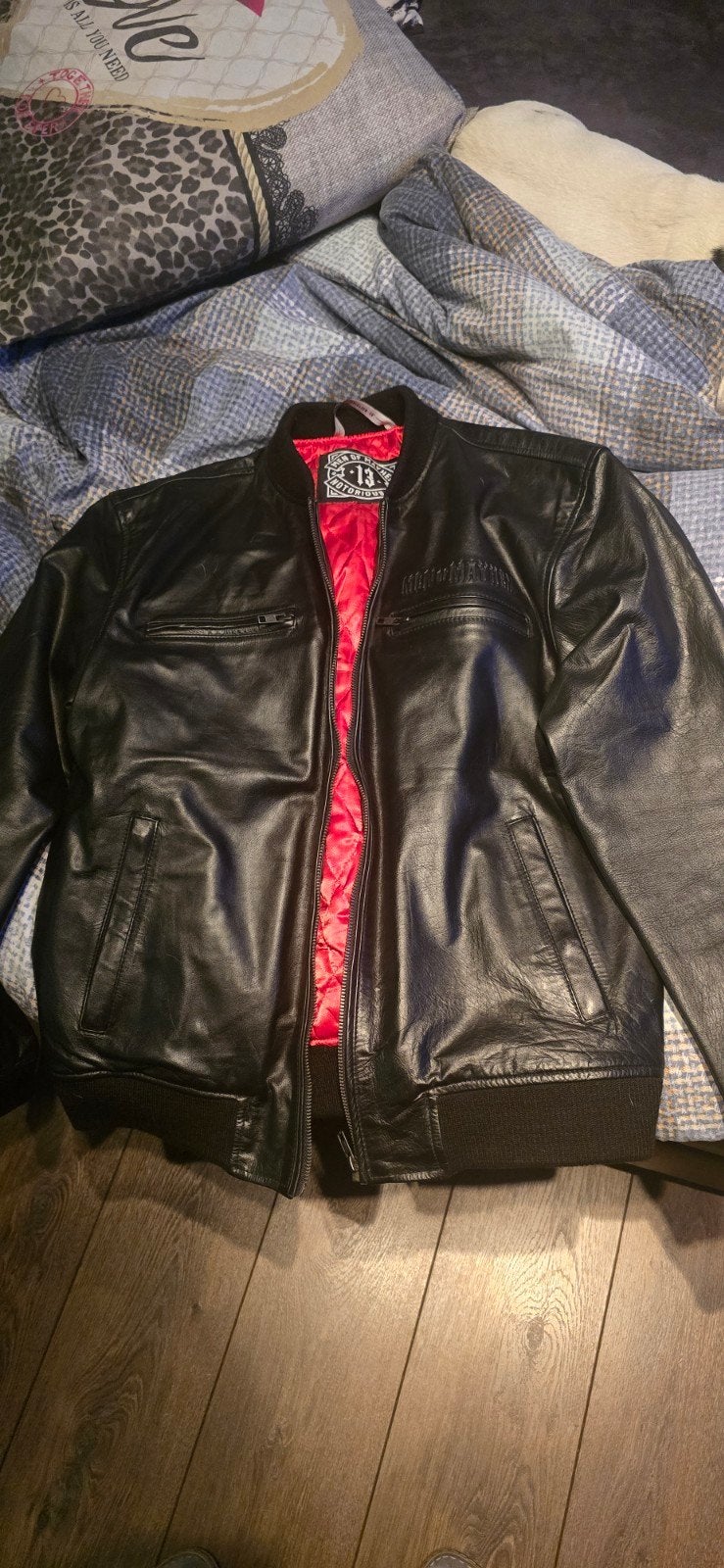 Heren Leren Jas - Men of Mayhem Notorious, Kleding | Heren, Ophalen, Maat 52/54 (L), Men of Mayhem Notorious, Zwart