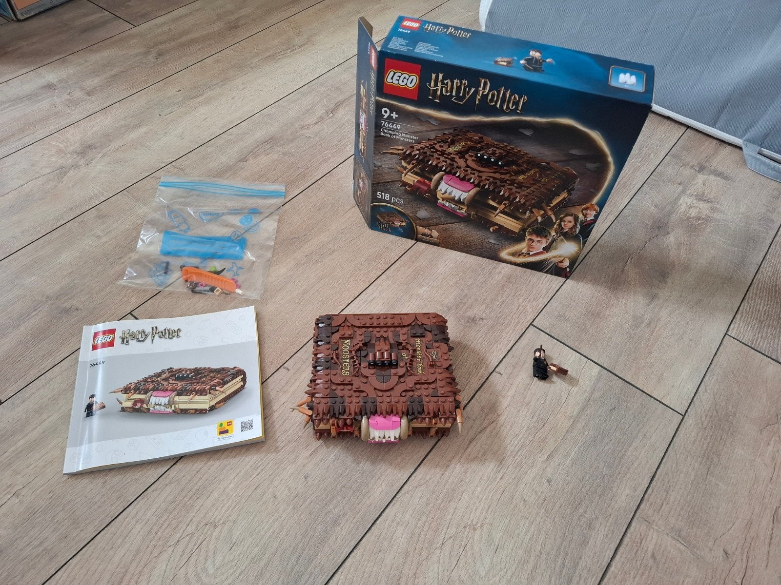 lego harry potter book of monsters 76449, Ophalen of Verzenden, Zo goed als nieuw