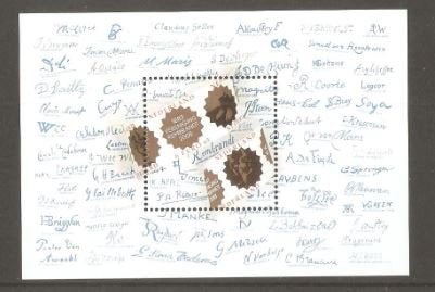 2008 Blok 125 jaar Vereniging Rembrandt, Postzegels en Munten, Ophalen of Verzenden, Postfris