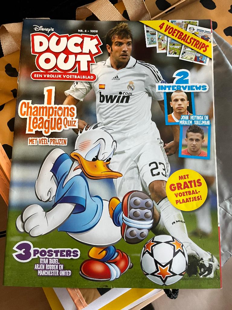 Duck Out (een vrolijk voetbalblad), Eén stripboek, Ophalen of Verzenden, Zo goed als nieuw, Disney
