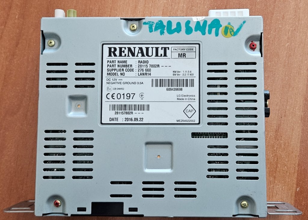 Renault R-Link 2 V3.3 Navigatie 281157802R Android Auto, Verzenden, Gebruikt