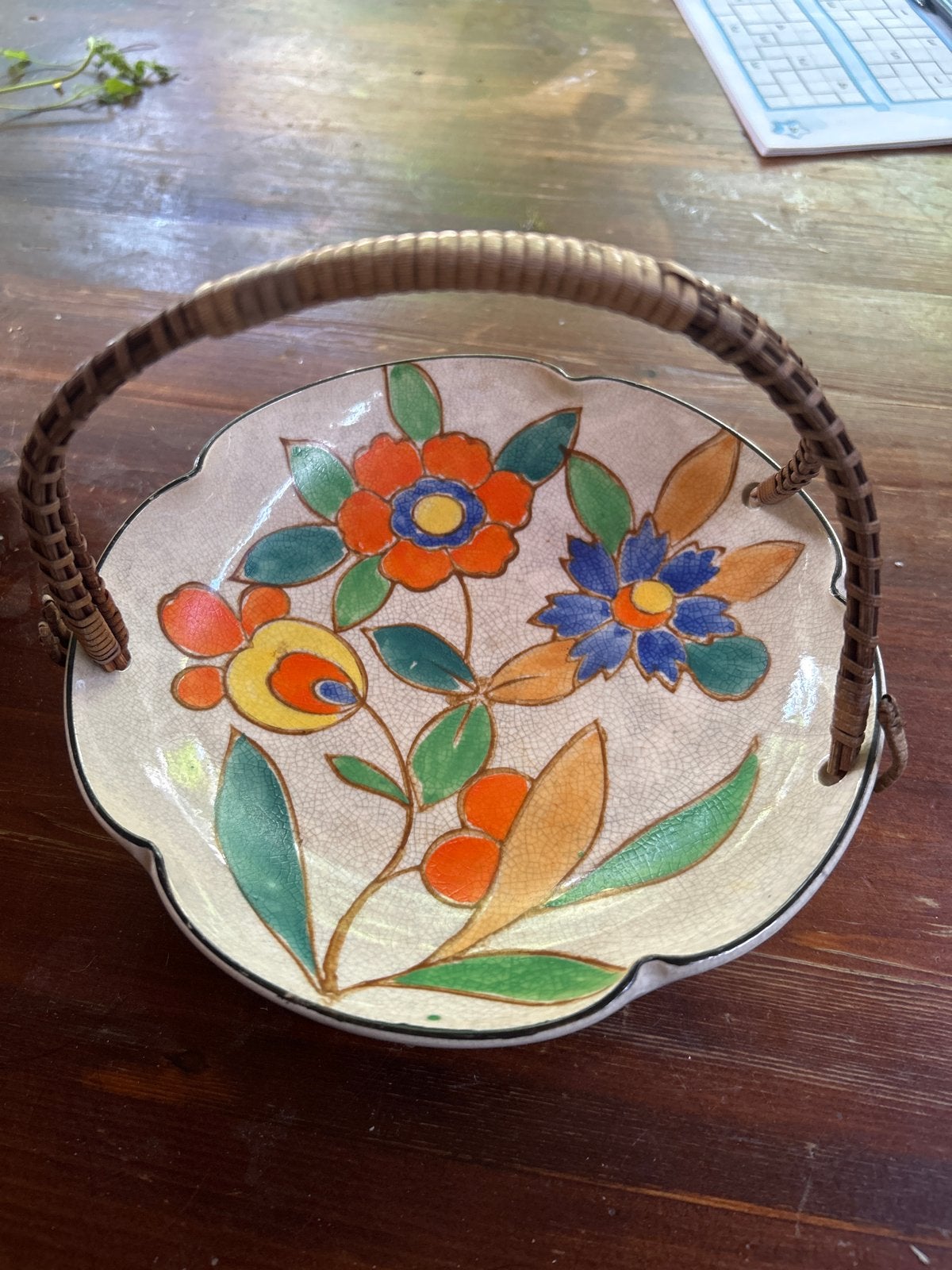 Vintage Japanse schaal 'Foreign'  bonbonschaal, Antiek en Kunst, Antiek | Porselein, Ophalen of Verzenden