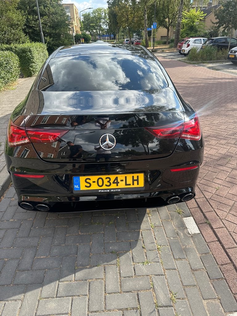 Mercedes-Benz CLA 250 224pk 7G-DCT 2020 Zwart, Auto's, Zwart, 4 cilinders, Alcantara, Zwart