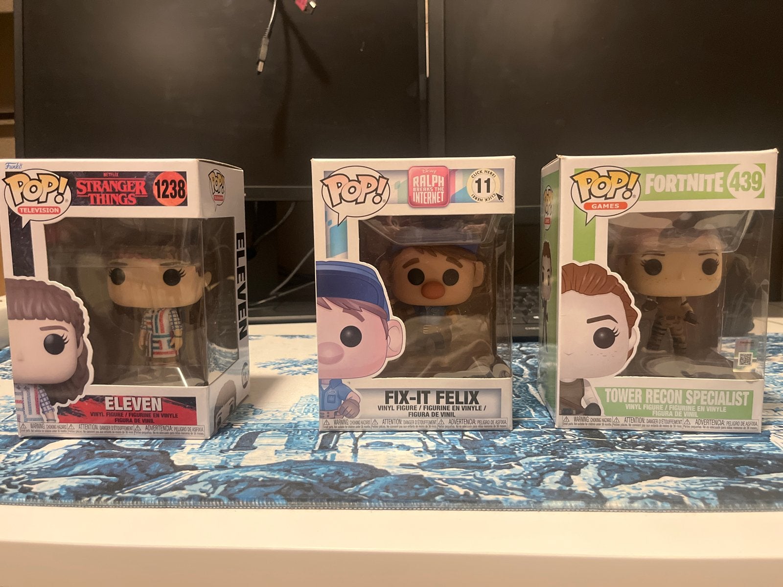 Funko Pop: Fix-it Felix, Fortnite, Stranger Things (3 stuks), Kinderen en Baby's, Speelgoed | Actiefiguren, Ophalen, Gebruikt