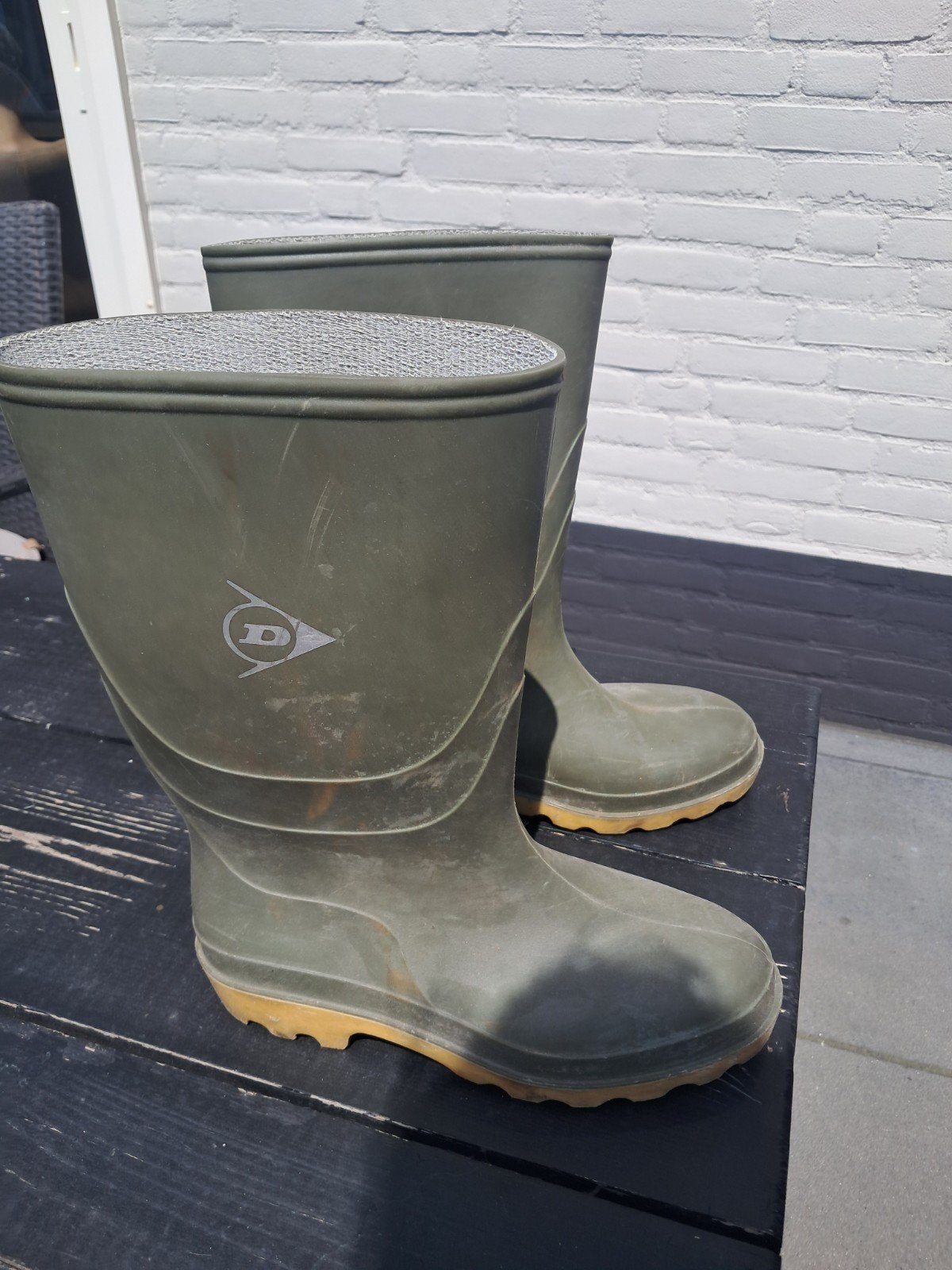 Dunlop regenlaarzen maat 40 groen, Overige kleuren, Ophalen of Verzenden, Regenlaarzen, Dunlop