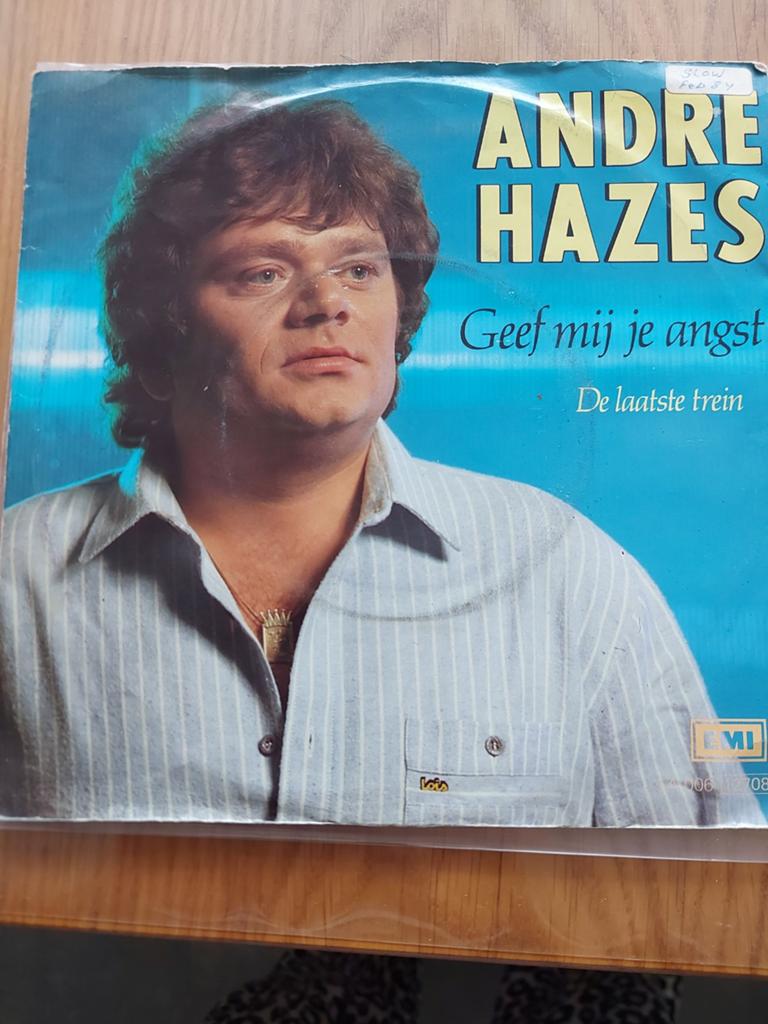 Andre Hazes de laatste Trein, Ophalen of Verzenden, Gebruikt, Overige formaten, Levenslied of Smartlap