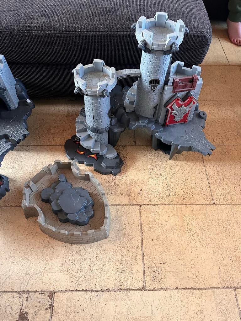 Playmobil Kastelen Set - Ridderburcht en Drakenkasteel, Kinderen en Baby's, Speelgoed | Playmobil, Ophalen, Gebruikt