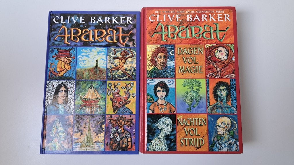 Clive Barker: Abarat (2x), Boeken, Fantasy, Gelezen, Ophalen of Verzenden